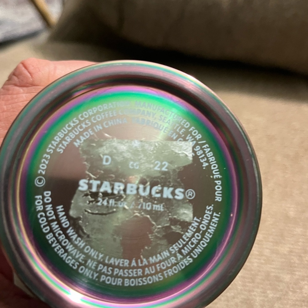 Starbucks tumbler. 24 oz. EUC. - Picture 4 of 5